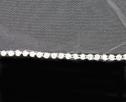 Veil - Rhinestone Embellishment - Multi Layers - 25" - VL-V1056-25-WT
